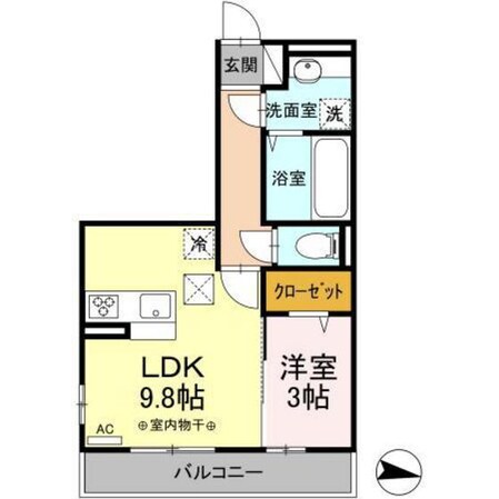 サントリーニの物件間取画像